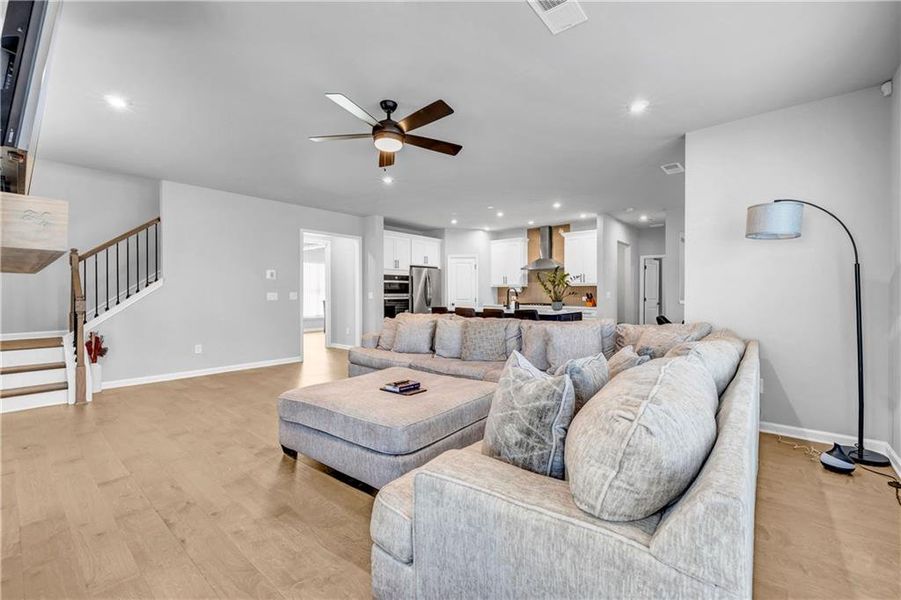 Furnished interior view inside a new home in Briar Creek, Atlanta (Image 8).