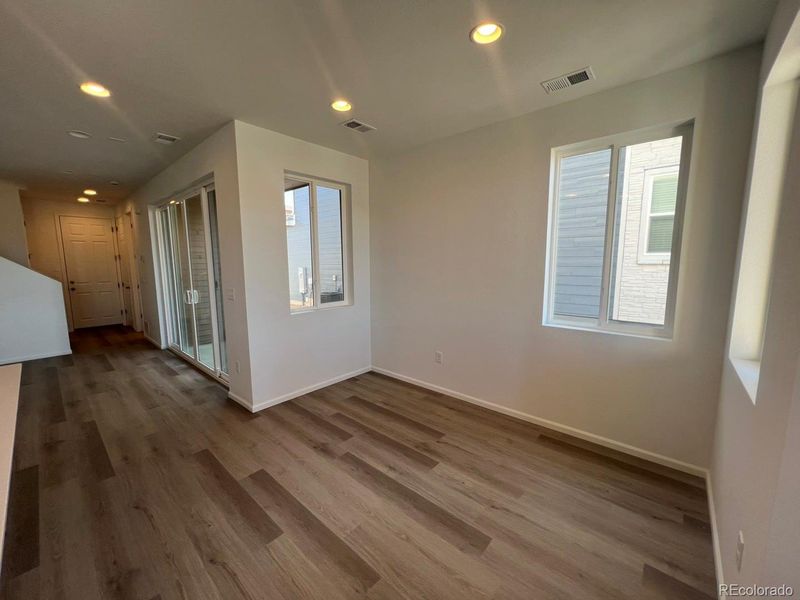 Spacious, unfurnished interior of a new home in Skyview at High Point, Aurora (Image 11). Spacious, unfurnished interior of a new home in Skyview at High Point, Aurora (Image 11).