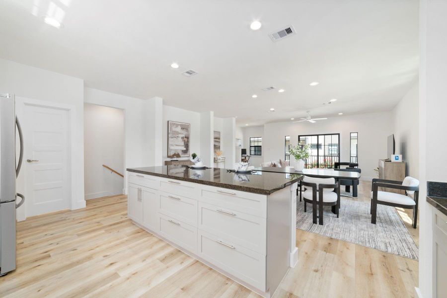 Furnished interior view inside a new home in , Houston (Image 7). Furnished interior view inside a new home in , Houston (Image 7).