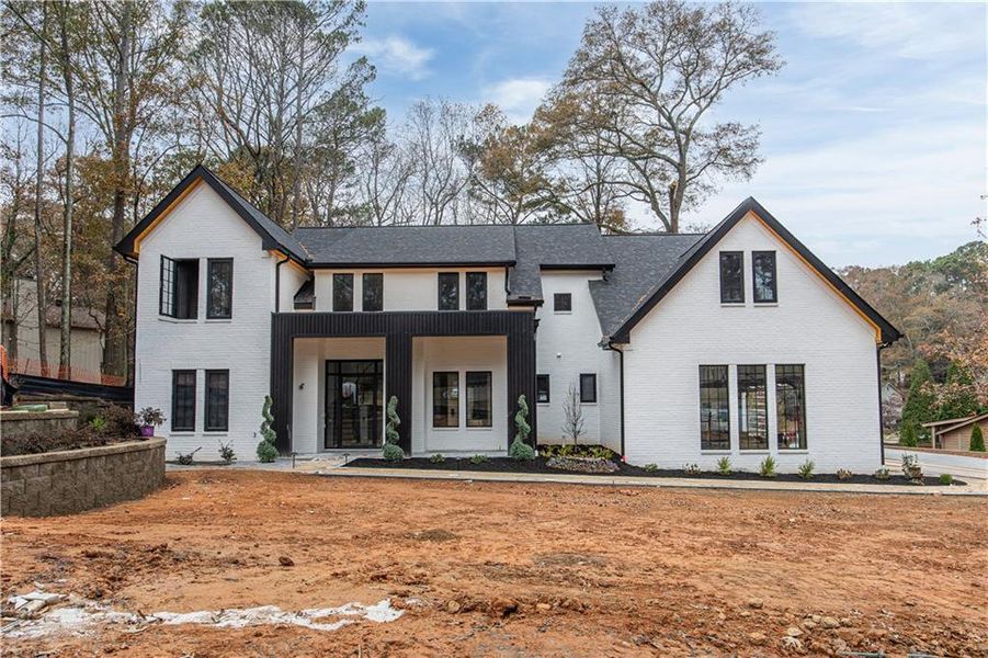In-progress construction of a new home in , Alpharetta, GA (Image 24).