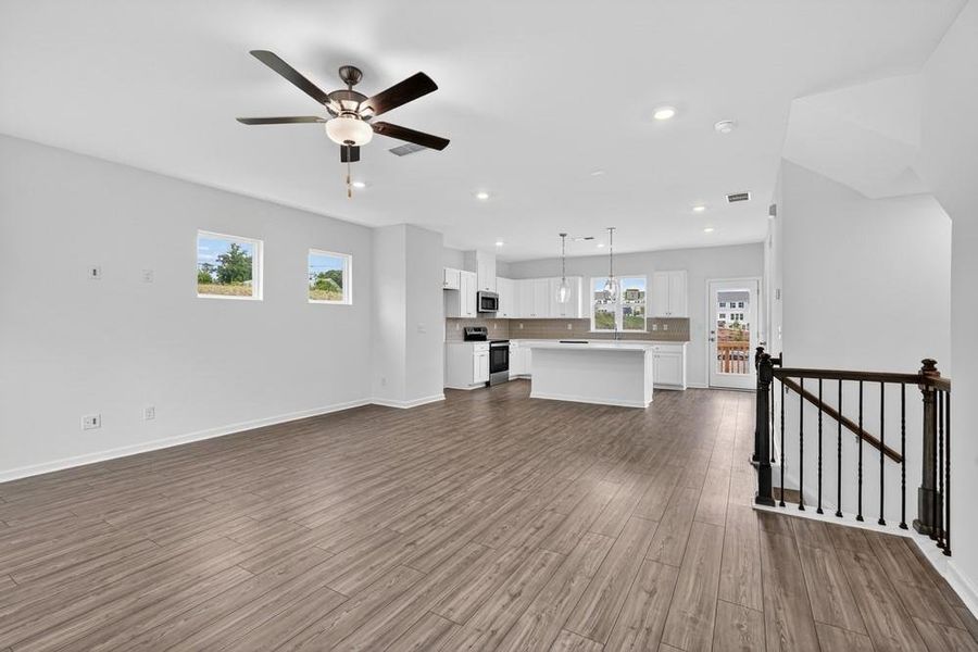 Spacious, unfurnished interior of a new home in Chandler Run, Tucker (Image 44).