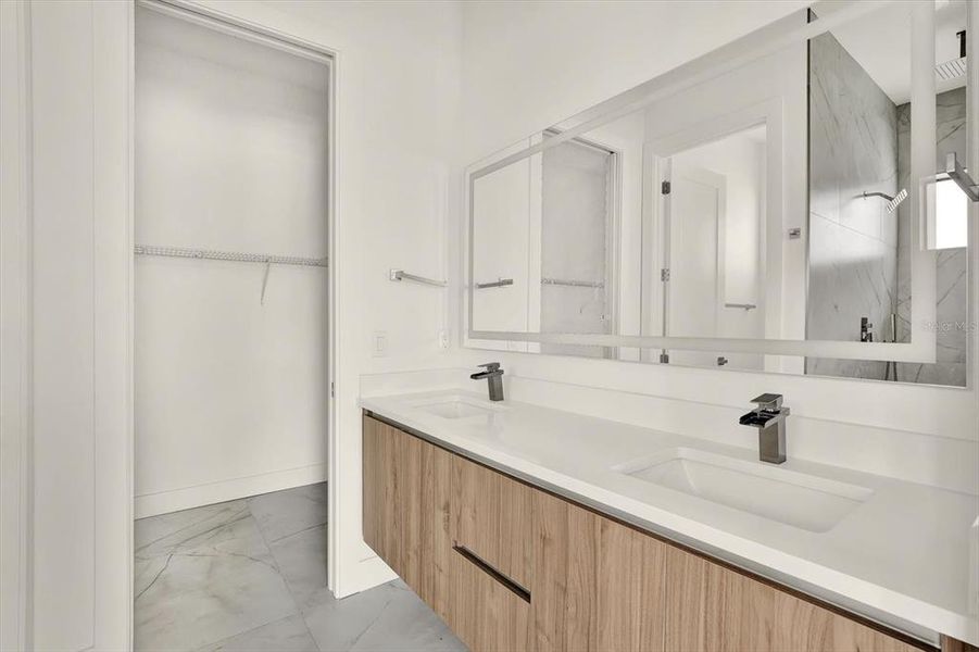 Furnished interior view inside a new home in , St. Petersburg (Image 10).