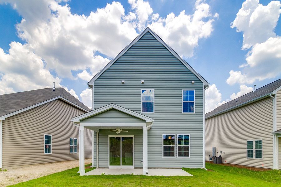 Exterior details and patio area of a home in Bluefield, Lexington (Image 18).