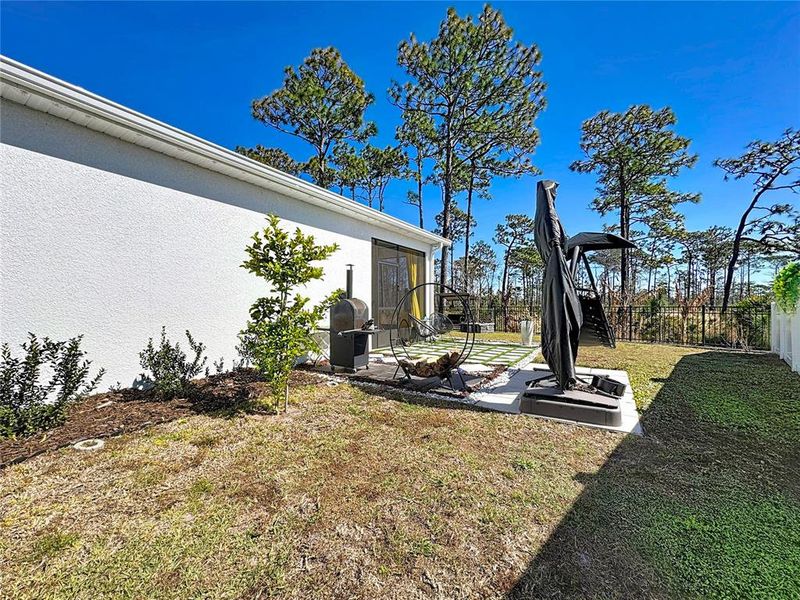 Exterior details and patio area of a home in Bridgewalk, St. Cloud (Image 33).
