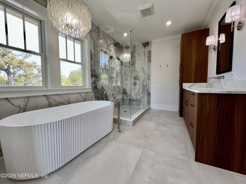 Furnished interior view inside a new home in , Jacksonville (Image 61).