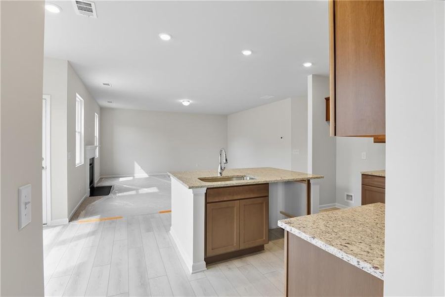 Furnished interior view inside a new home in Creekside Landing, Dallas (Image 5).