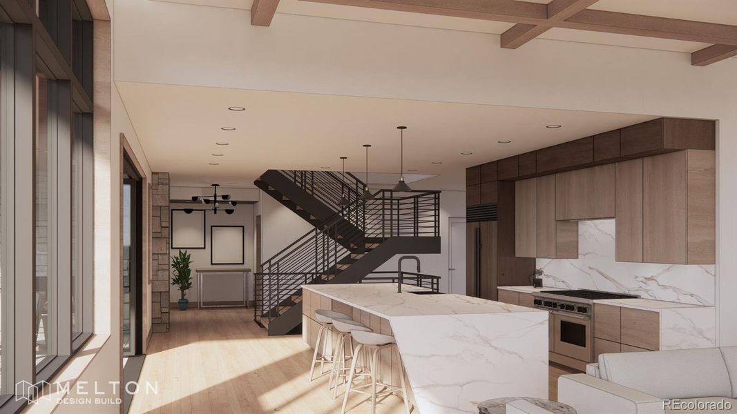 Furnished interior in a model home at Canyon Pines in Arvada (Image 4). Furnished interior in a model home at Canyon Pines in Arvada (Image 4).