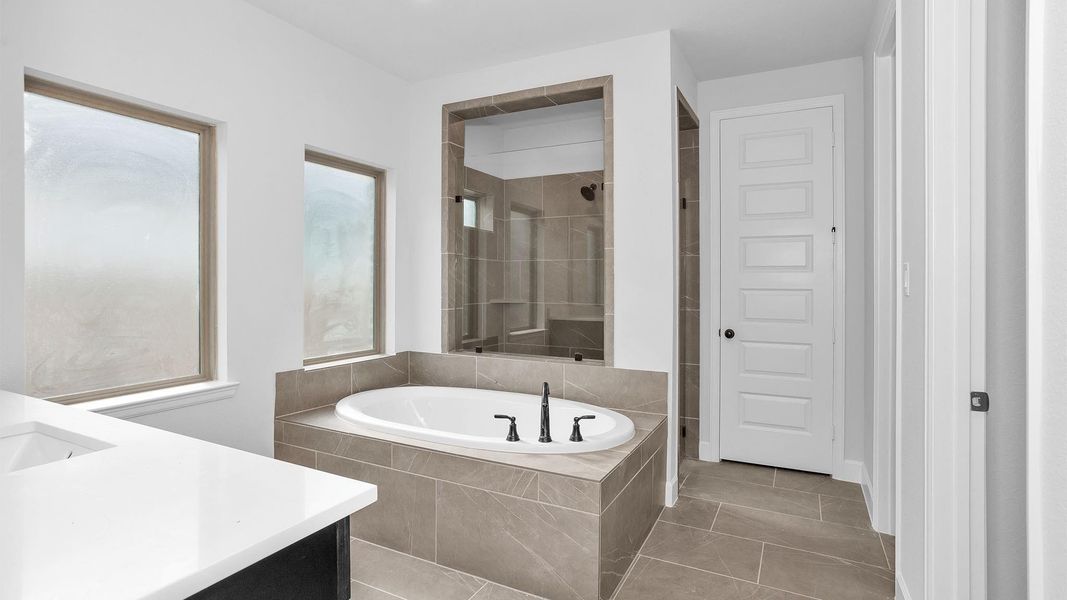 Furnished interior view inside a new home in Elyson, Cypress (Image 5).