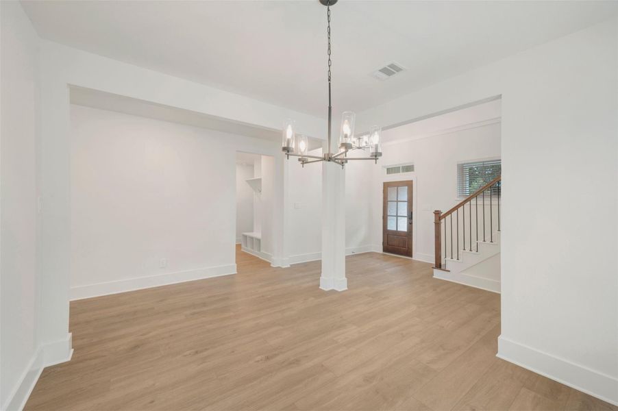 Spacious, unfurnished interior of a new home in The Oaks on 6th Street, Magnolia (Image 19).