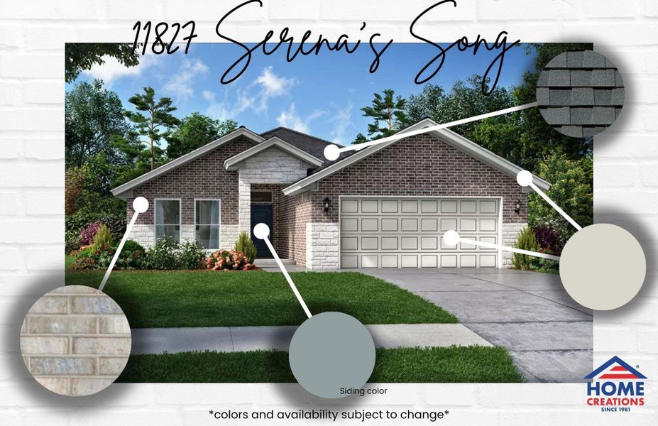 Sample of building materials used in homes in Lexington Heights, Willis (Image 32).