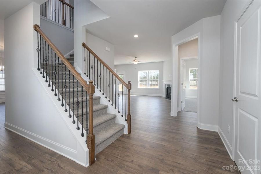 Representative unfurnished interior of a home built from the 3119 by Adams Homes in Hidden Pines, Cameron (Image 10).