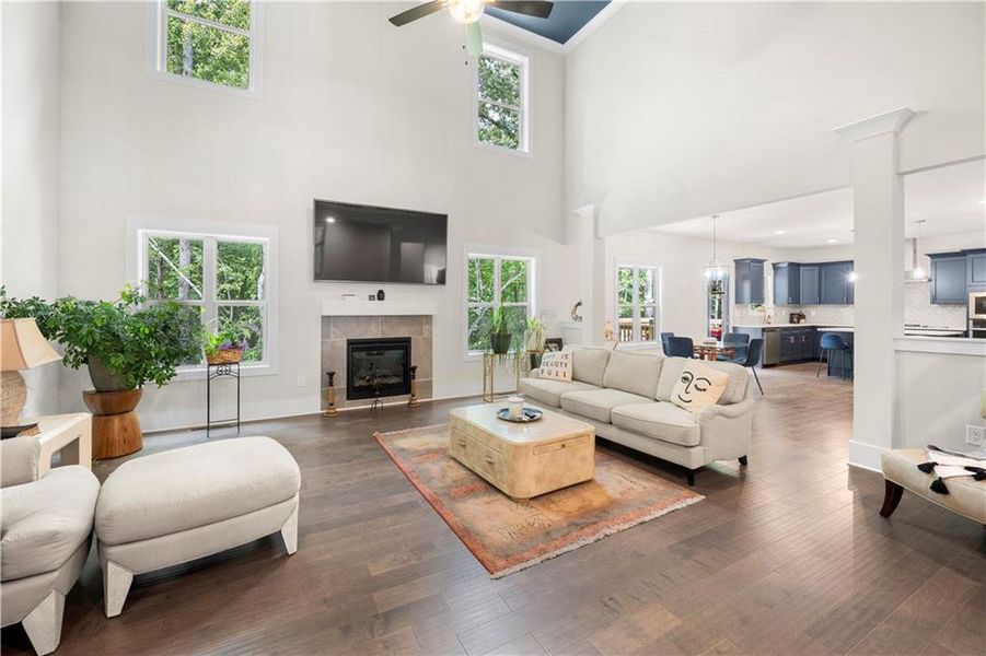 Furnished interior view inside a new home in , Fairburn (Image 14). Furnished interior view inside a new home in , Fairburn (Image 14).