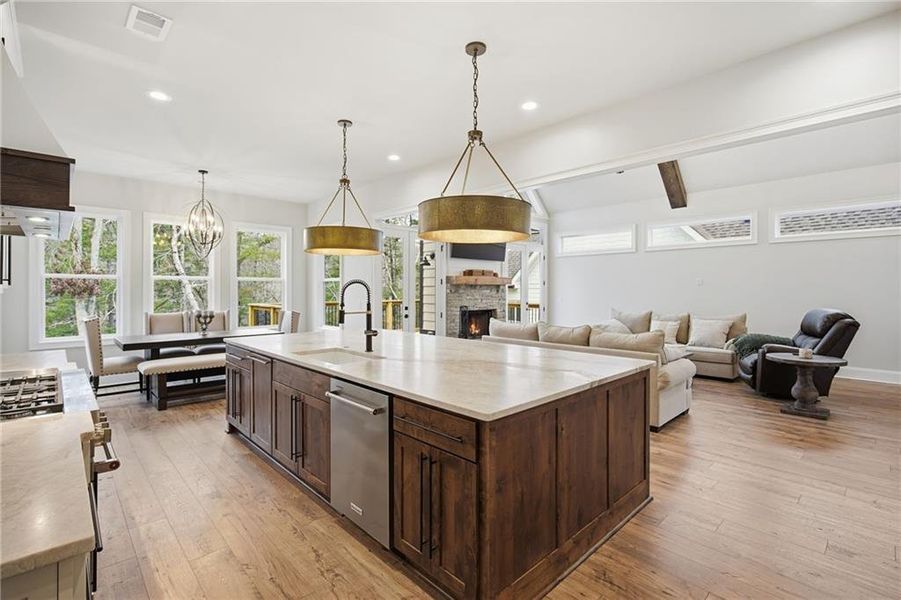 Furnished interior view inside a new home in , Dawsonville (Image 43).