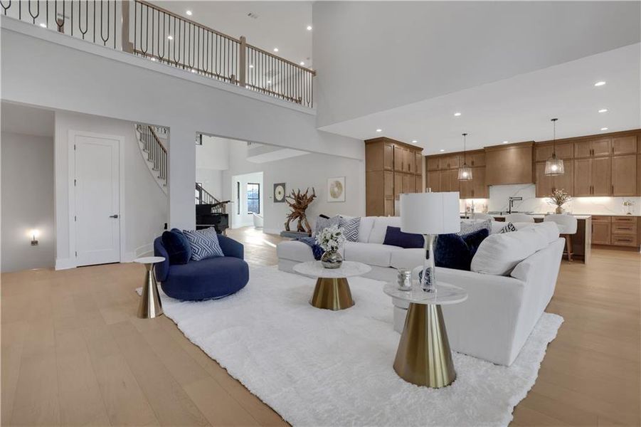 Furnished interior view inside a new home in , Milton (Image 12).