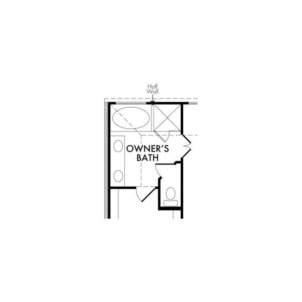 2D floor plan layout of this home in Mountain Valley, Burleson, TX (Image 3).