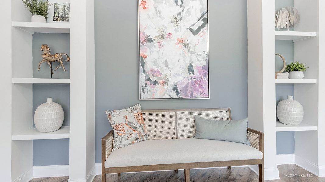 Representative furnished interior of a home built from the Promenade by Epcon Communities in The Courtyards at Bailey Farms, Dacula (Image 34).