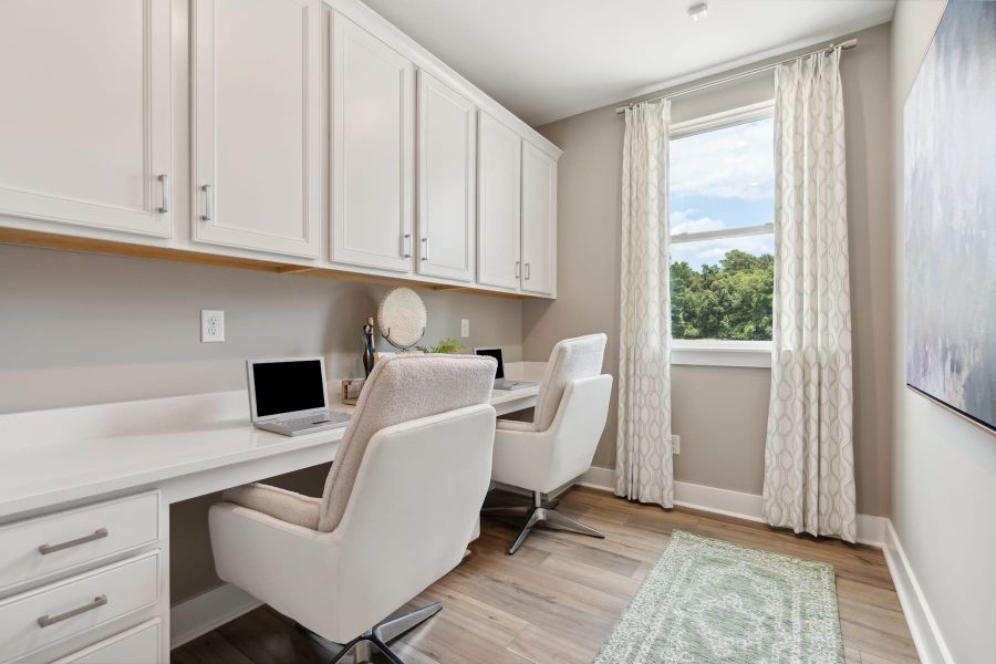 Representative furnished interior of a home built from the Boyd by Tri Pointe Homes in Seven Oaks, Belmont (Image 28).