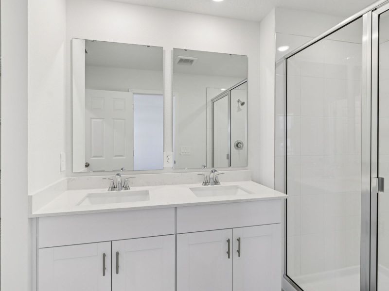 Furnished interior view inside a new home in Cagan Crossings West, Clermont (Image 5).