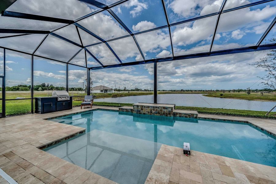 Representative exterior details of a home built from the Redmond by GHO Homes in Bent Pine Preserve, Vero Beach (Image 8).
