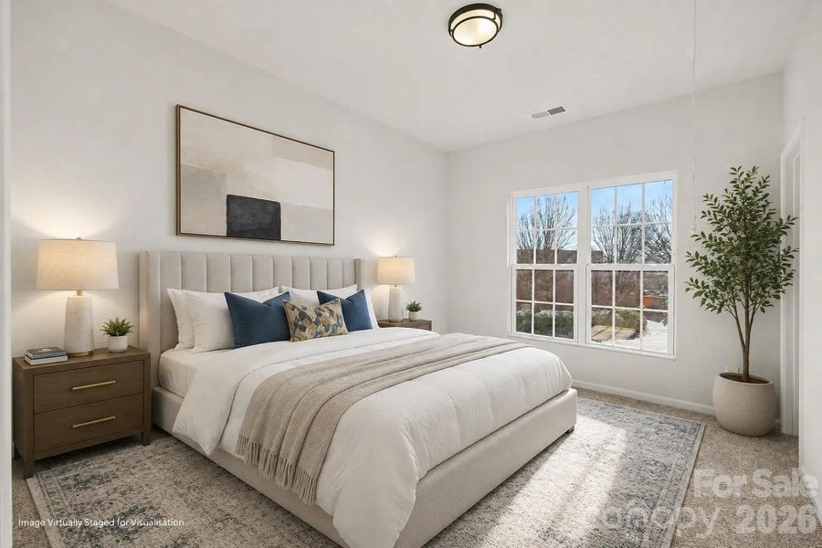 Furnished interior view inside a new home in , Charlotte (Image 12).