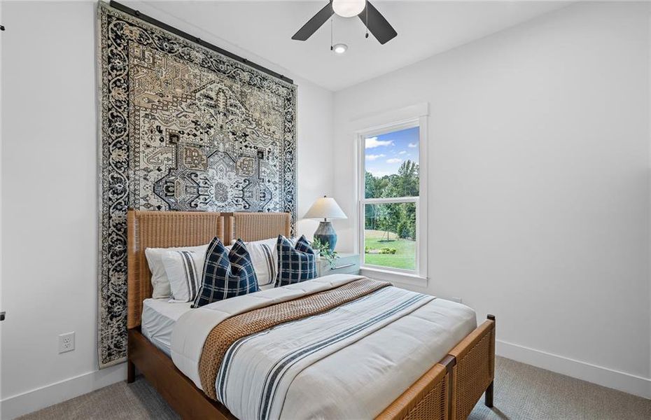 Furnished interior view inside a new home in Traditions of Braselton, Jefferson (Image 15).