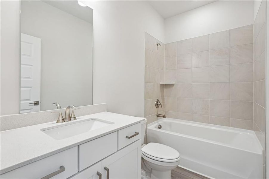 Furnished interior view inside a new home in , Cumming (Image 17).