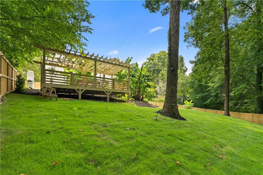 Exterior details and patio area of a home in , Atlanta (Image 56). Exterior details and patio area of a home in , Atlanta (Image 56).