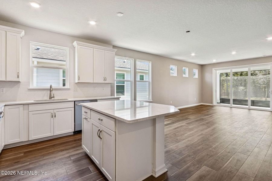 Furnished interior view inside a new home in Del Webb Wildlight, Wildlight (Image 8).