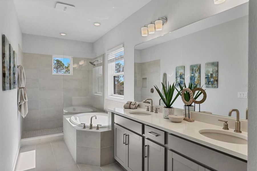 Furnished interior view inside a new home in , Bradenton (Image 25). Furnished interior view inside a new home in , Bradenton (Image 25).