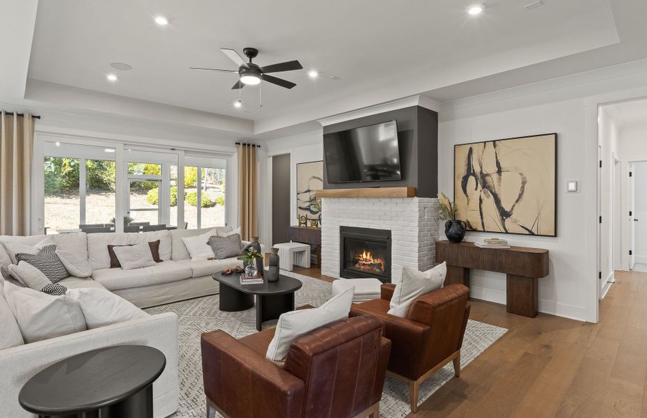 Representative furnished interior of a home built from the Stellar by Del Webb in Del Webb Southern Oaks, Newnan (Image 4).