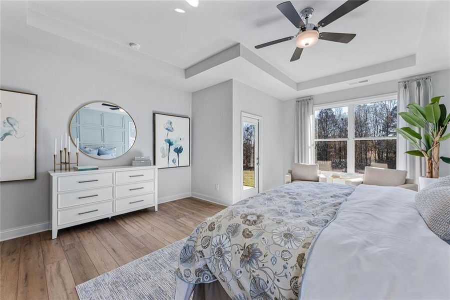 Furnished interior view inside a new home in Echo Grove, Cumming (Image 11).