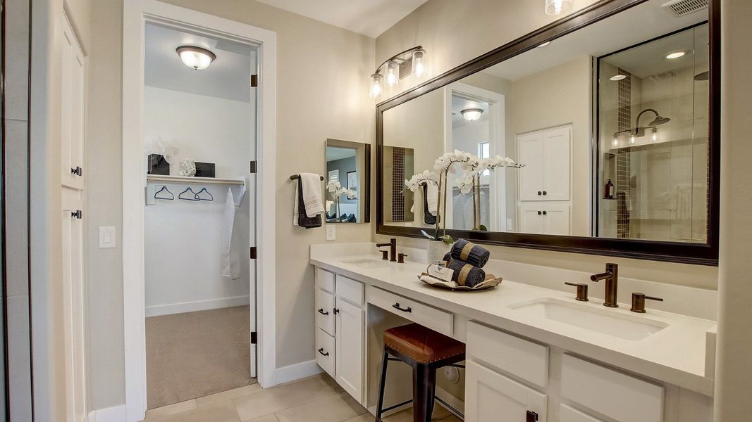 Furnished interior view inside a new home in Castillo at Anderson Parc, Buckeye (Image 13).