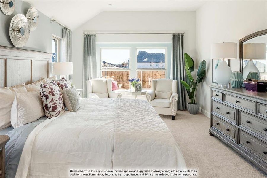 Furnished interior view inside a new home in Willow Wood, McKinney (Image 16).