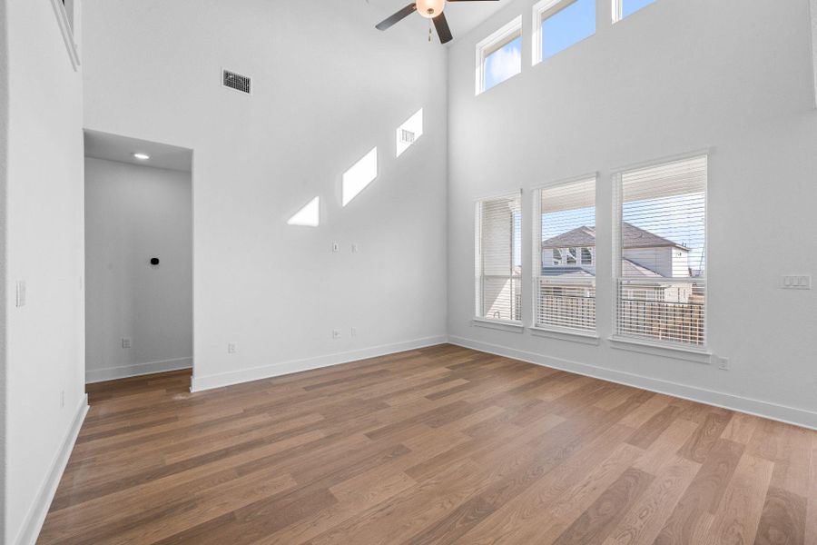 Family Room with soaring ceiling Family Room with soaring ceiling