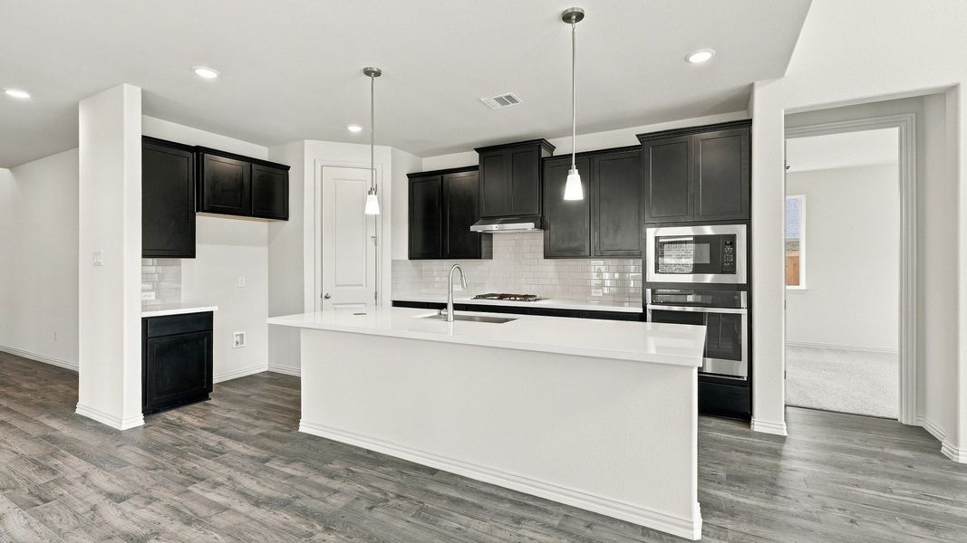 Furnished interior view inside a new home in Wildflower Ranch, Fort Worth (Image 18). Furnished interior view inside a new home in Wildflower Ranch, Fort Worth (Image 18).