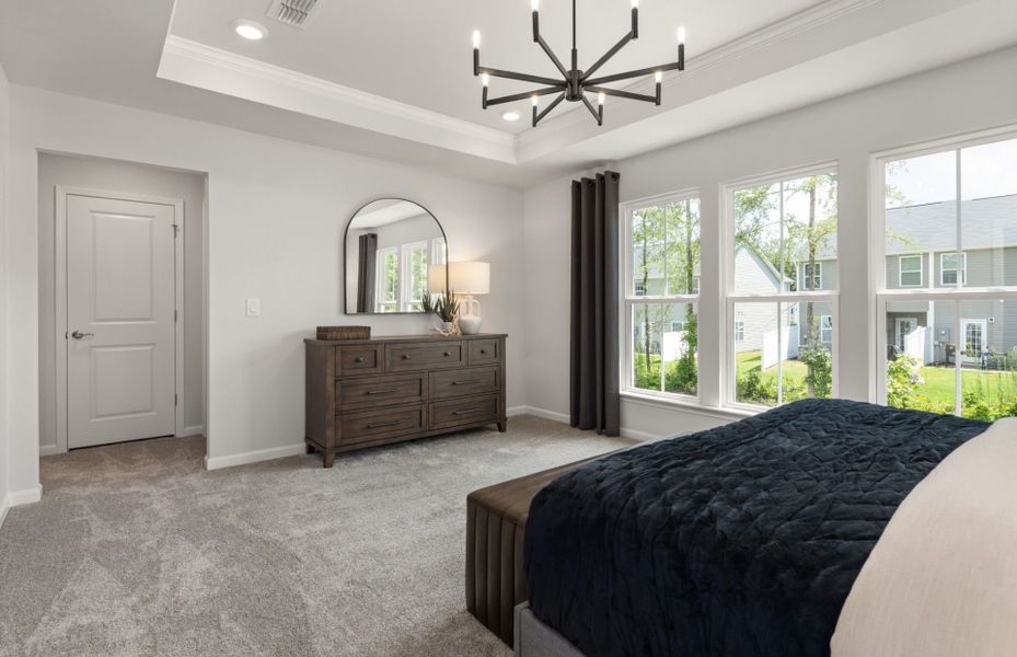 Furnished interior view inside a new home in Poets Walk, Whitsett (Image 13).