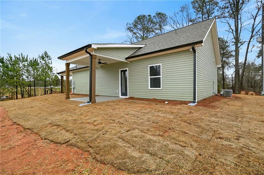 Exterior details and patio area of a home in , Douglasville (Image 24).