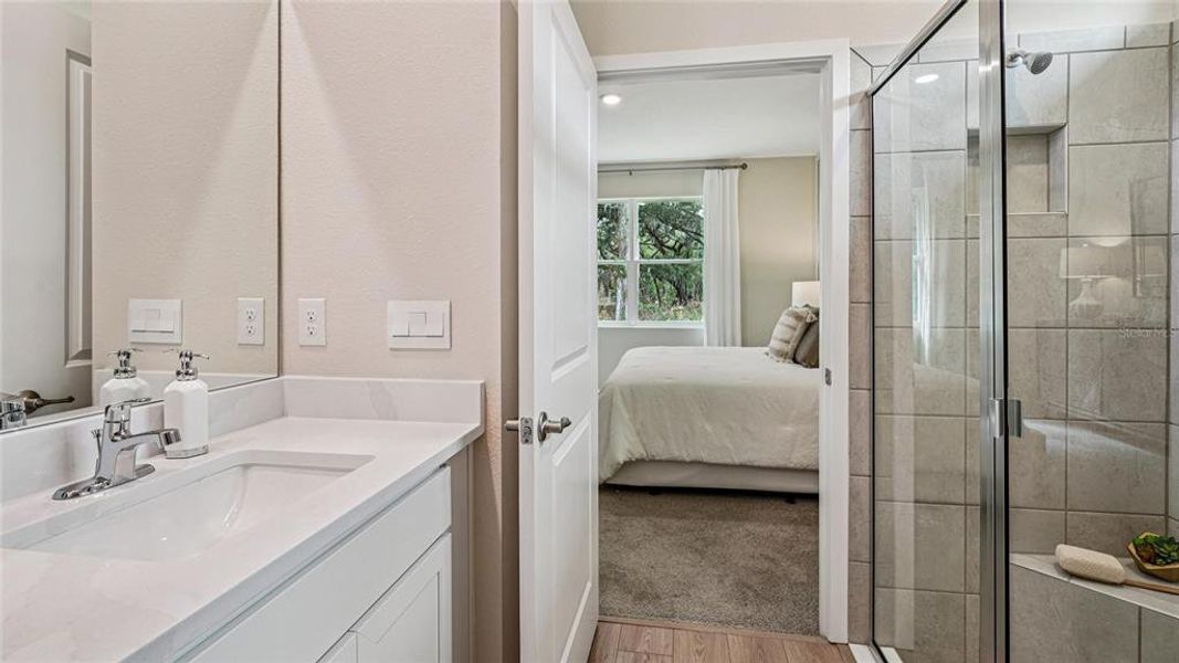 Furnished interior view inside a new home in Ocala Preserve, Ocala (Image 13).