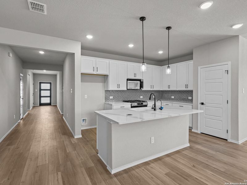 Furnished interior view inside a new home in Comanche Ridge, San Antonio (Image 5).