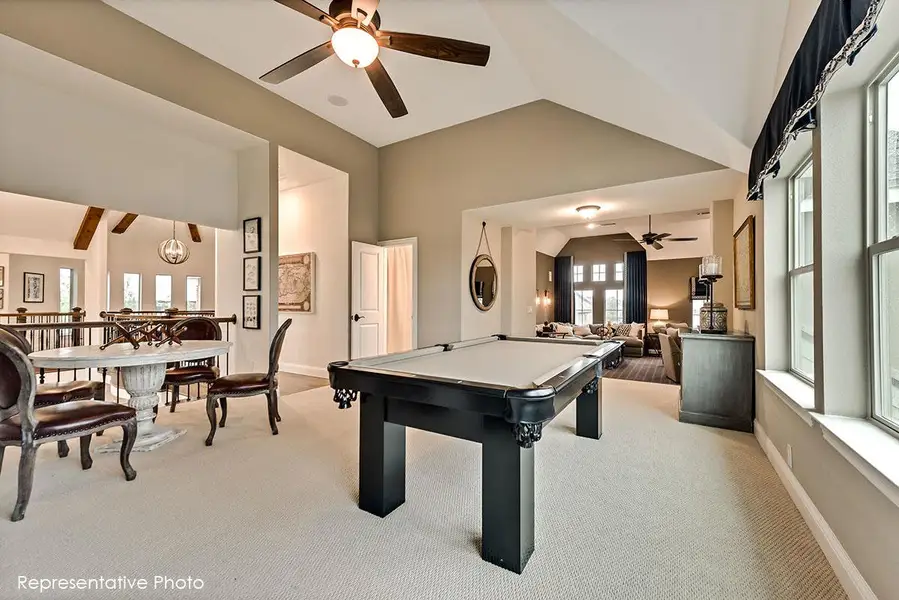 Furnished interior view inside a new home in Park Place, Prosper (Image 11). Furnished interior view inside a new home in Park Place, Prosper (Image 11).