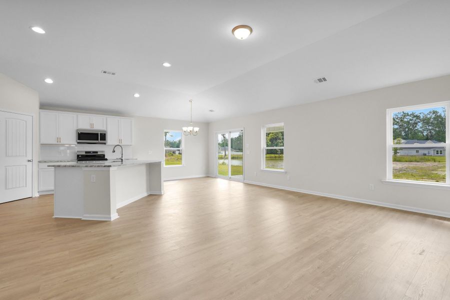 Spacious, unfurnished interior of a new home in Heritage at New Riverside, Bluffton (Image 12).
