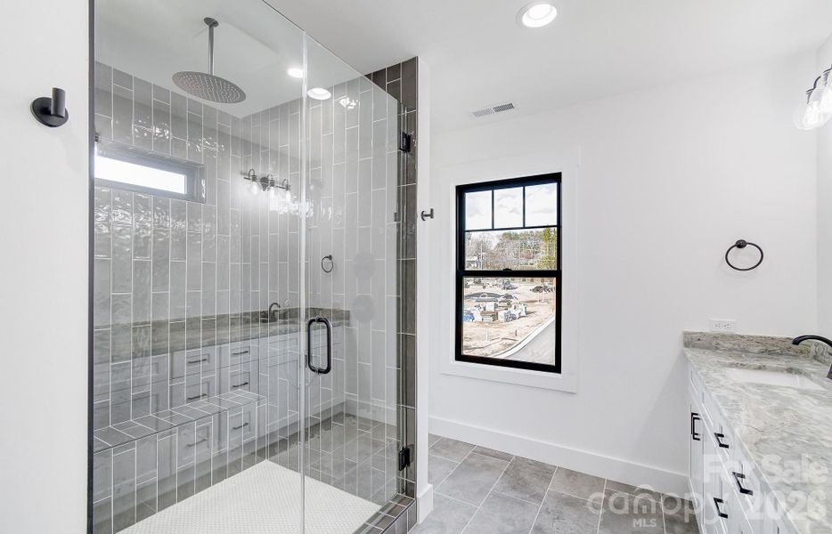 Furnished interior view inside a new home in , Hendersonville (Image 35).