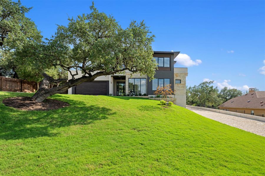 Exterior details and patio area of a home in , Austin (Image 24). Exterior details and patio area of a home in , Austin (Image 24).