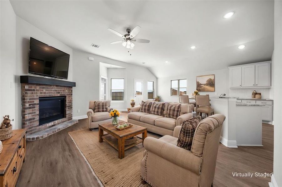 Furnished interior view inside a new home in Fox Landing, Caddo Mills (Image 6).