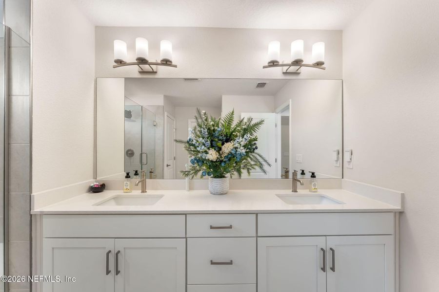 Furnished interior view inside a new home in Olde Mandarin Estates, Jacksonville (Image 31).