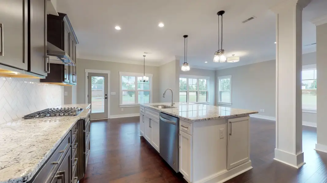 Representative furnished interior of a home built from the Carson by Bill Clark Homes in Cheshire Landing, Grimesland (Image 4). Representative furnished interior of a home built from the Carson by Bill Clark Homes in Cheshire Landing, Grimesland (Image 4).