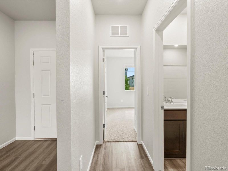 Furnished interior view inside a new home in Poudre Heights: The Lakes Collection, Windsor (Image 4).