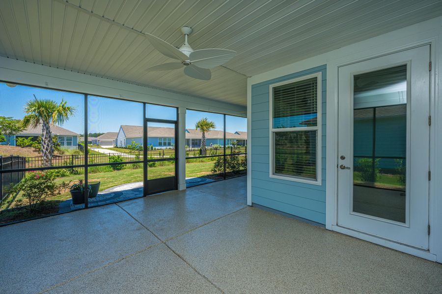 Exterior details and patio area of a home in , Summerville (Image 25). Exterior details and patio area of a home in , Summerville (Image 25).