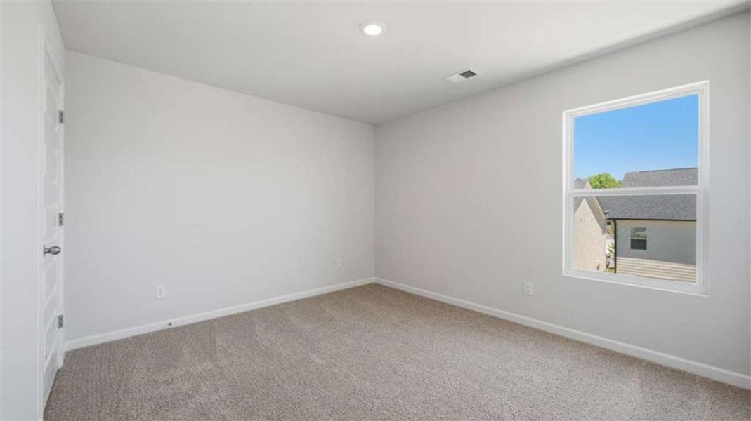 Spacious, unfurnished interior of a new home in Shoal Creek, Hampton (Image 18). Spacious, unfurnished interior of a new home in Shoal Creek, Hampton (Image 18).