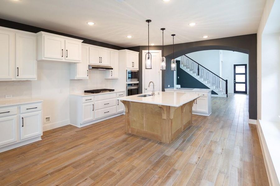 Furnished interior view inside a new home in , Cypress (Image 4).